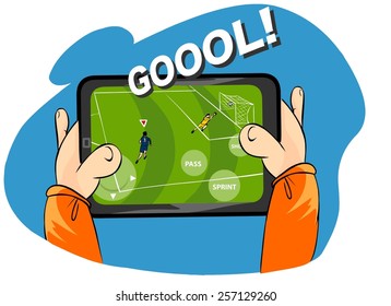 playing games on tablets 