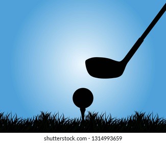 Playing Golf Outdoors