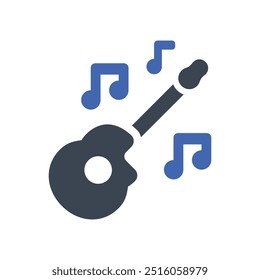 Gitarrensymbol abspielen, Vektorgrafiken