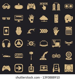 Playing icons set. Simple style of 36 playing vector icons for web for any design