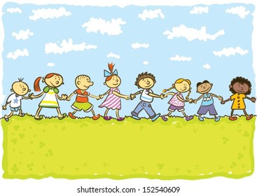 Playing kids