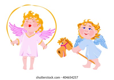 Playing little angels