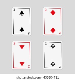 Playing poker cards 2