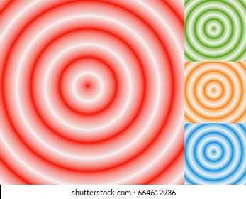 Playing with shaded circles and transparency - Backgrounds with thick radial lines in inverse colors