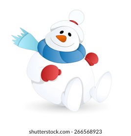 Playing Snowman Character