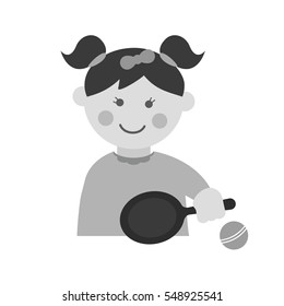 Playing Table Tennis