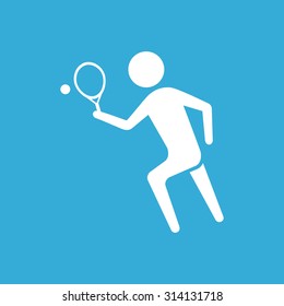 playing tennis    icon
