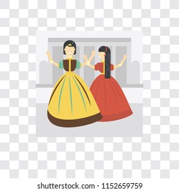 Playing vector icon isolated on transparent background, Playing logo concept