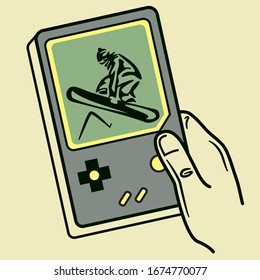 playing video games having fun