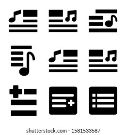 playlist icon isolated sign symbol vector illustration - Collection of high quality black style vector icons
