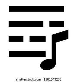 playlist icon isolated sign symbol vector illustration - high quality black style vector icons

