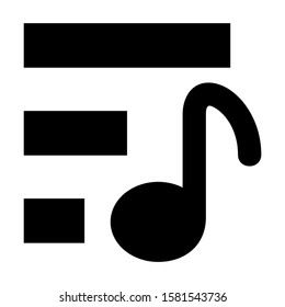 playlist icon isolated sign symbol vector illustration - high quality black style vector icons
