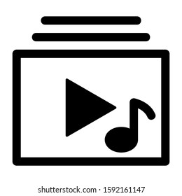playlist icon isolated sign symbol vector illustration - high quality black style vector icons
