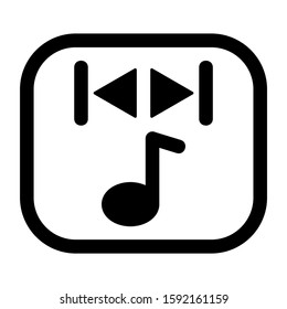 playlist icon isolated sign symbol vector illustration - high quality black style vector icons
