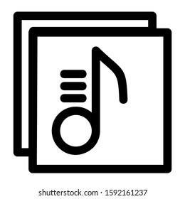playlist icon isolated sign symbol vector illustration - high quality black style vector icons
