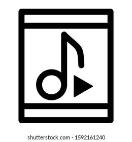 playlist icon isolated sign symbol vector illustration - high quality black style vector icons
