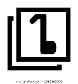 playlist icon isolated sign symbol vector illustration - high quality black style vector icons
