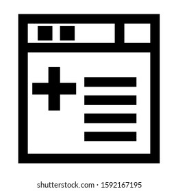 playlist icon isolated sign symbol vector illustration - high quality black style vector icons
