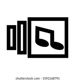 playlist icon isolated sign symbol vector illustration - high quality black style vector icons
