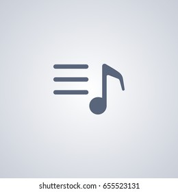 Playlist icon, player icon
