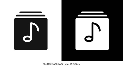playlist icon Symbol mark in filled style