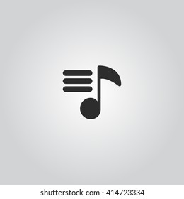 Playlist Icon Vector