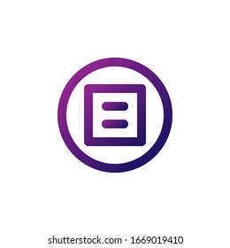 playlist icon vector. perfect for multimedia player interface button and any purposes