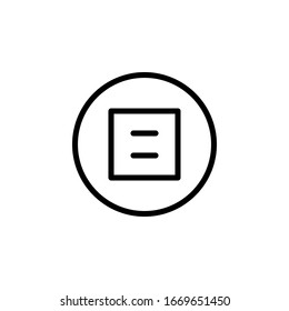 playlist icon vector. perfect for multimedia player interface button and any purposes