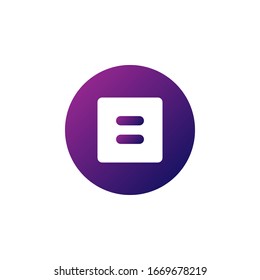 playlist icon vector. perfect for multimedia player interface button and any purposes