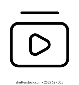 Playlist Icon Vector Symbol Design Illustration
