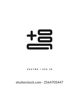 Playlist Line Icon. Editable Stroke