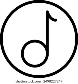 Vector de ilustración de icono de línea de lista de reproducción