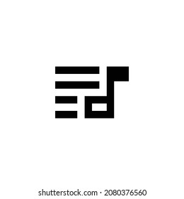 playlist pixel perfect icon design. Flat style design isolated on white background. Vector illustration