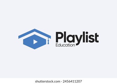 Playlist video education logo inspiration