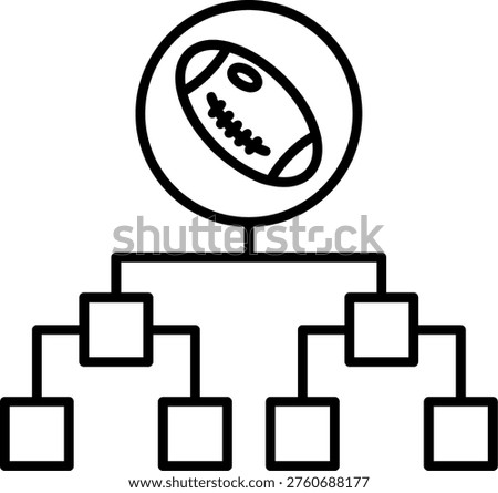 Playoff Art vector Icon Design Illustration