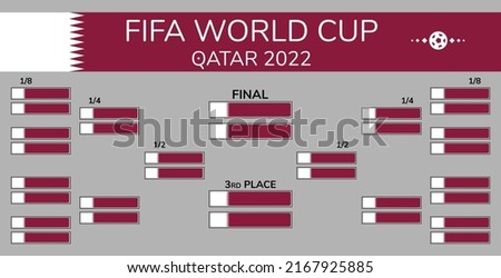 Playoff match schedule. Tournament bracket. Football results table, participating to the final championship knockout
