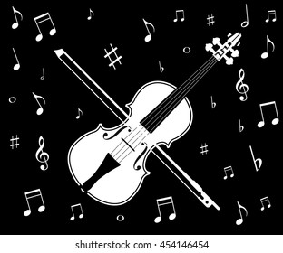 plays violin