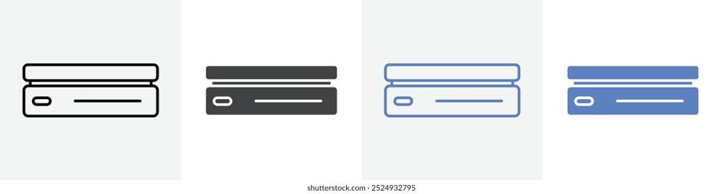 playstation icon vector set use for web
