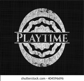 Playtime chalk emblem