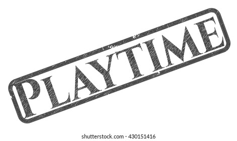 Playtime pencil strokes emblem