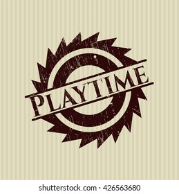 Playtime rubber seal