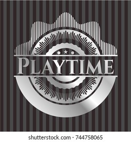 Playtime silver shiny badge