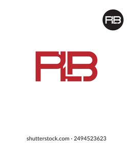 PLB Logo Letra Monograma Diseño