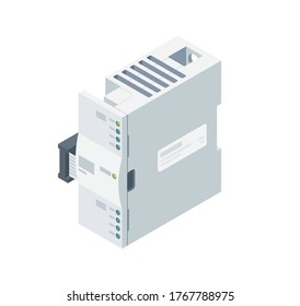 plc expansion modules isometric simple designed