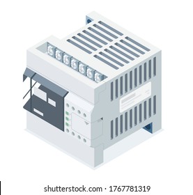 plc module isometric designed simple