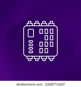 PLC, Programmierbares Logik-Controller, Vektorsymbol