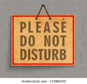 Please Do not Disturb