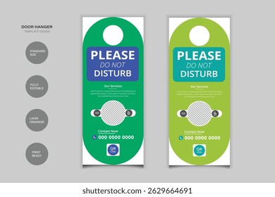 Please Do Not Disturb Door Hanger Design For Your Business