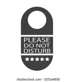 please do not disturb door hanger icon