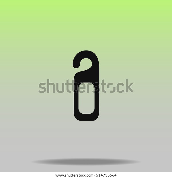 Please Do Not Disturb Door Hanger Stock Vector Royalty Free